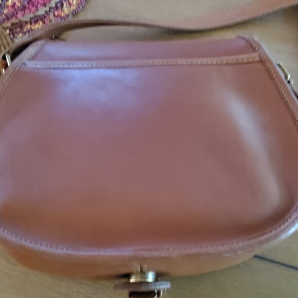 Coach Vintage Saddle Crossbody Handbag in British Tan + Original Hangtag - Picture 8 of 11
